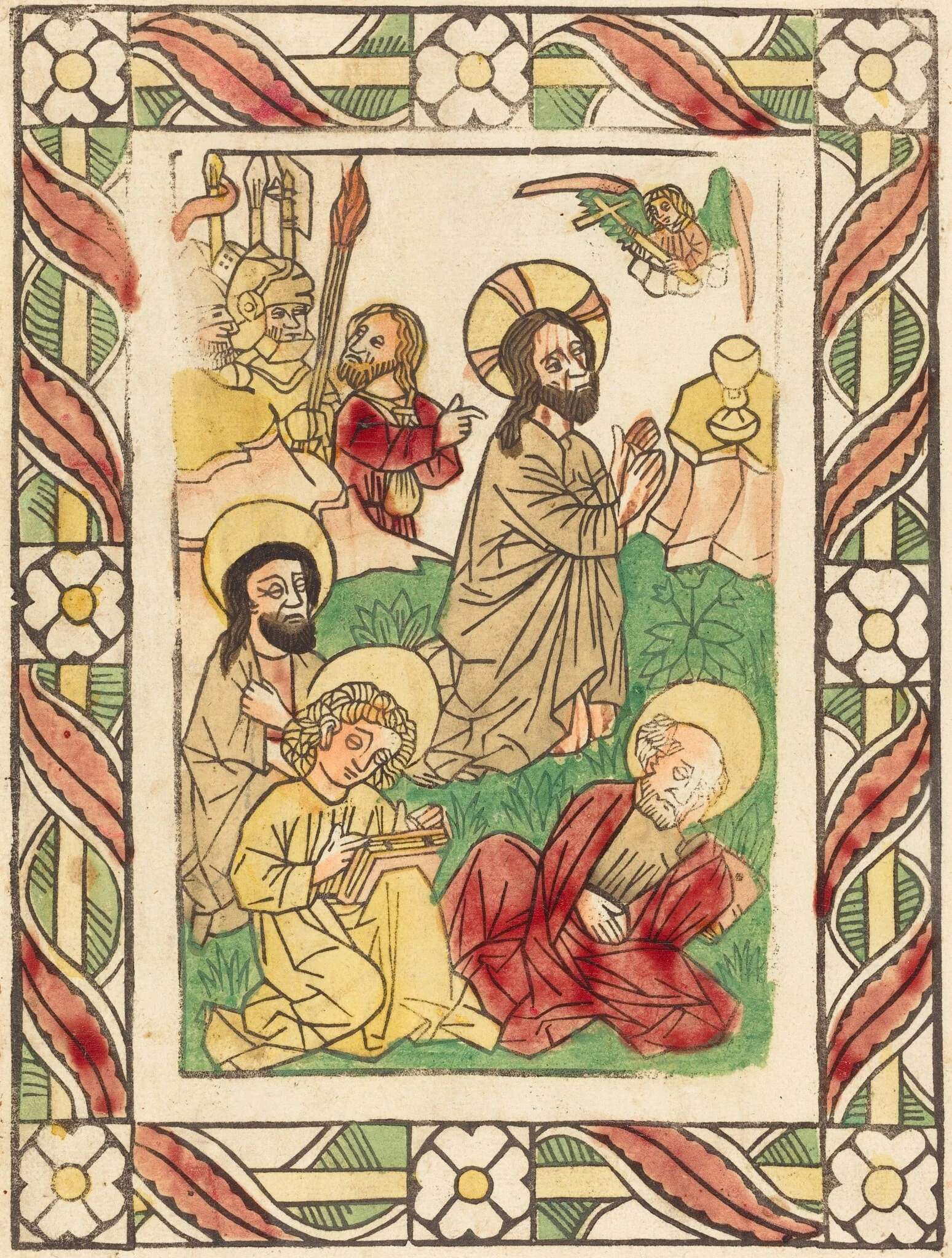 Christ on the Mount of Olives, detail