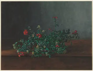 Still Life with Wild Flowers, by Léon Bonvin, 1864