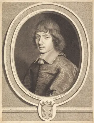 Francois de Clermont Tonnerre, by Robert Nanteuil, ink, 1655