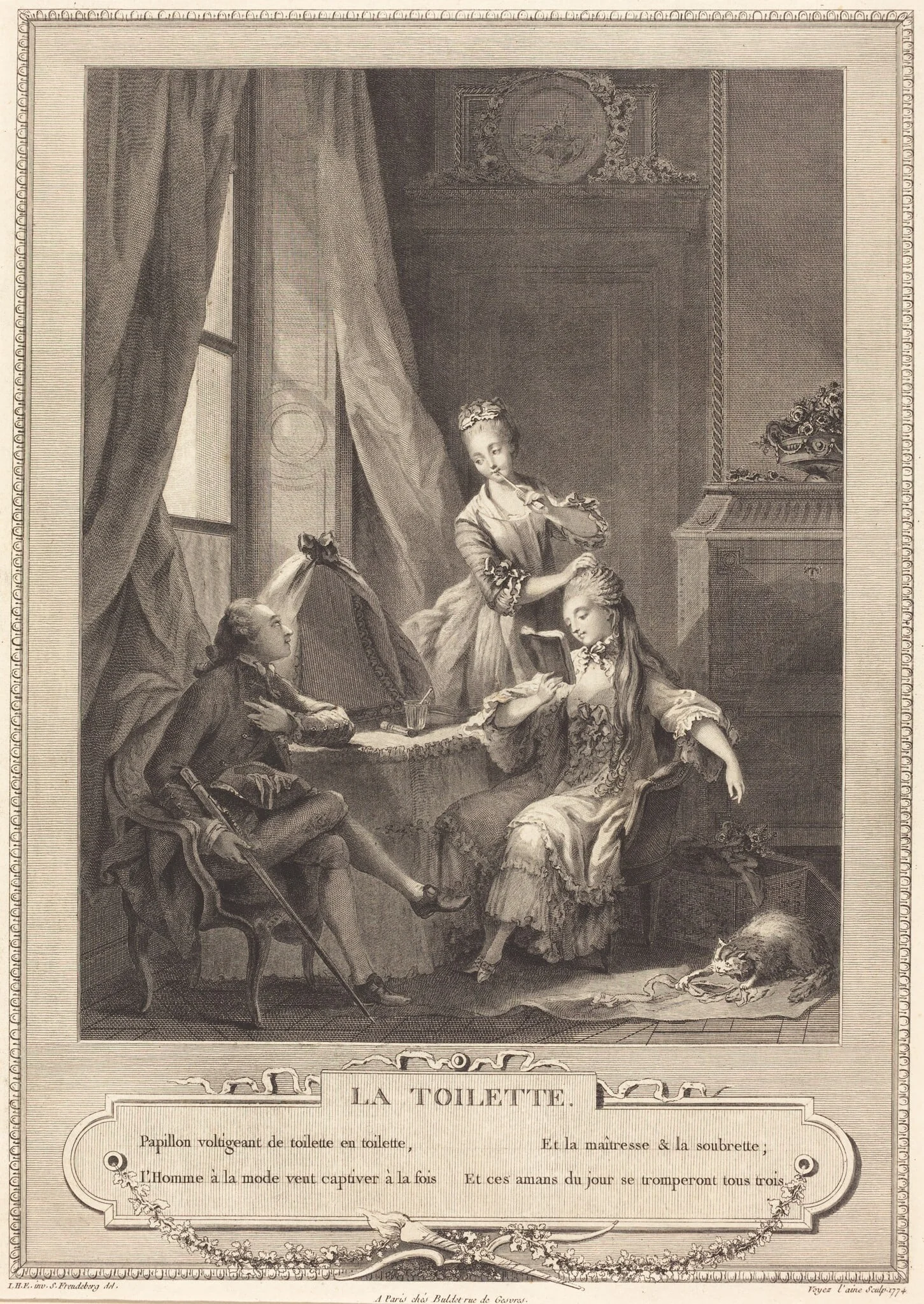 La toilette, detail