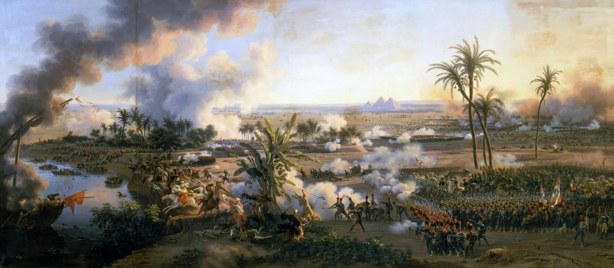 Bataille des Pyramides, 21 juillet 1798, detail