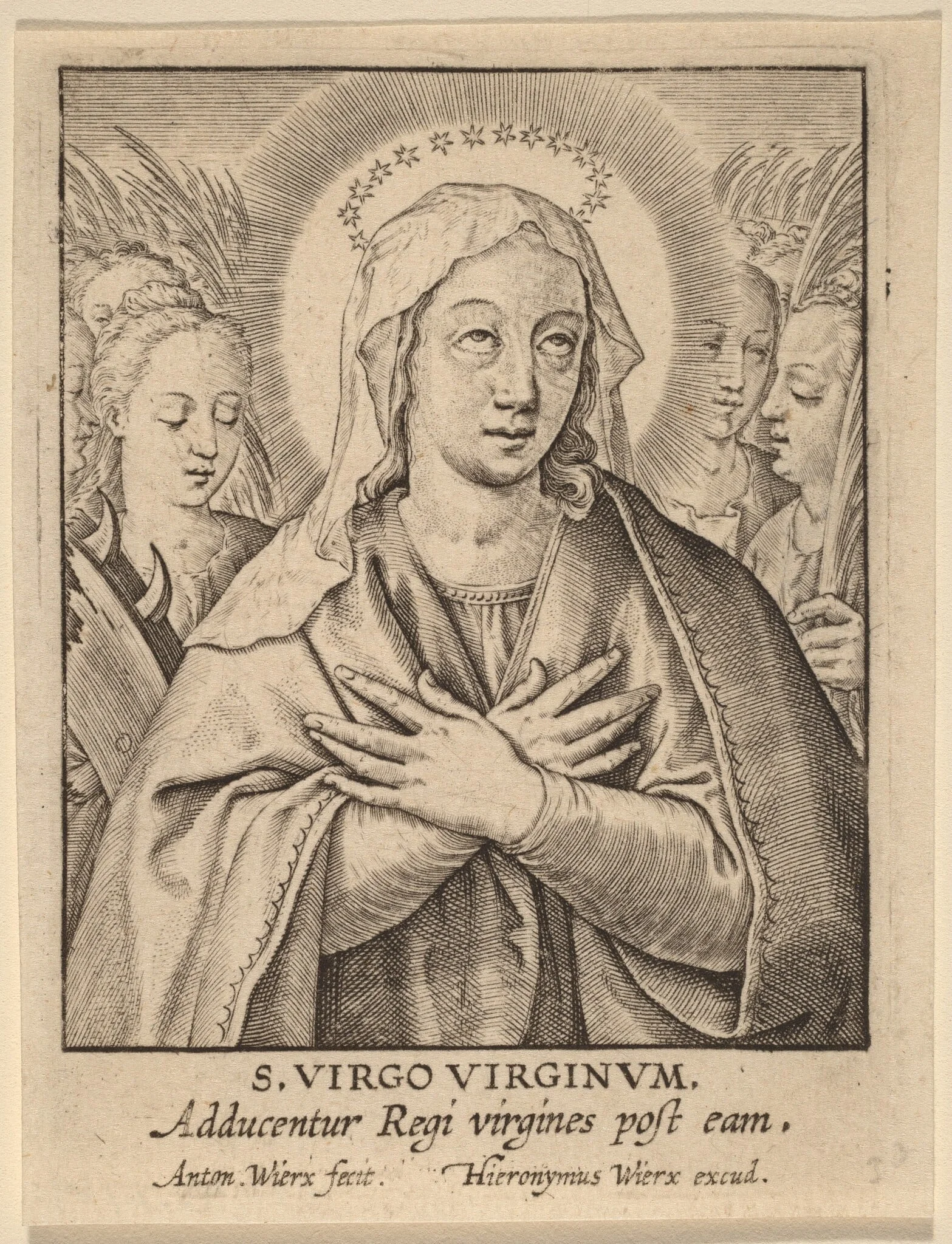 S. Virgo Virginum, detail