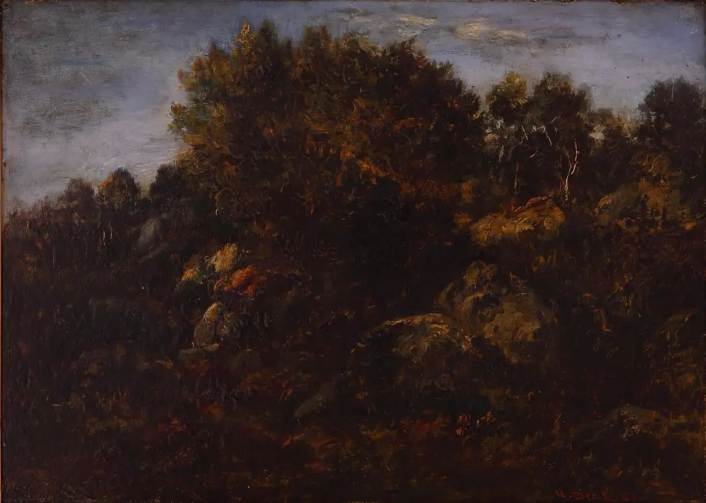 Paisaje, by Narcisse Virgilio Díaz, unspecified, 1861
