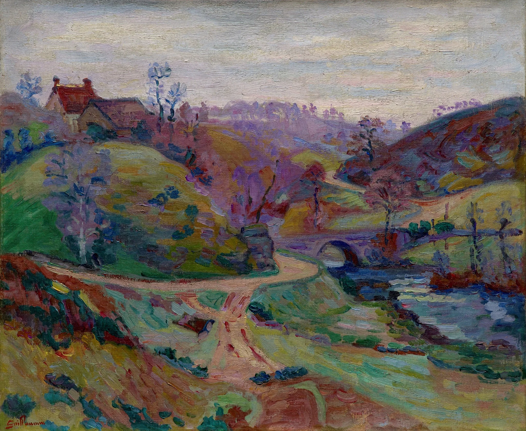 Crozant, Pont Charraud, detail