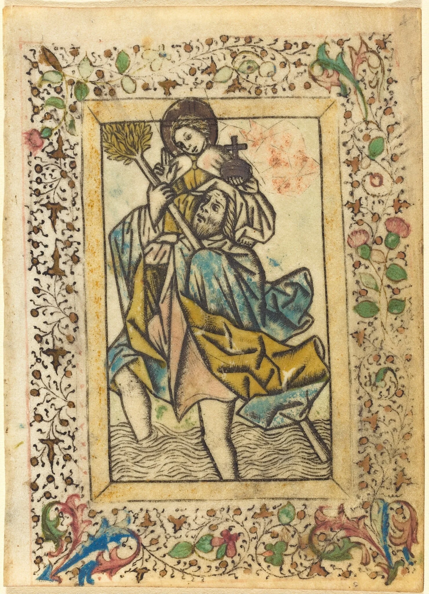 Saint Christopher, detail