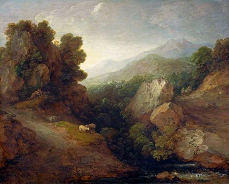 Rocky Landscape, detail