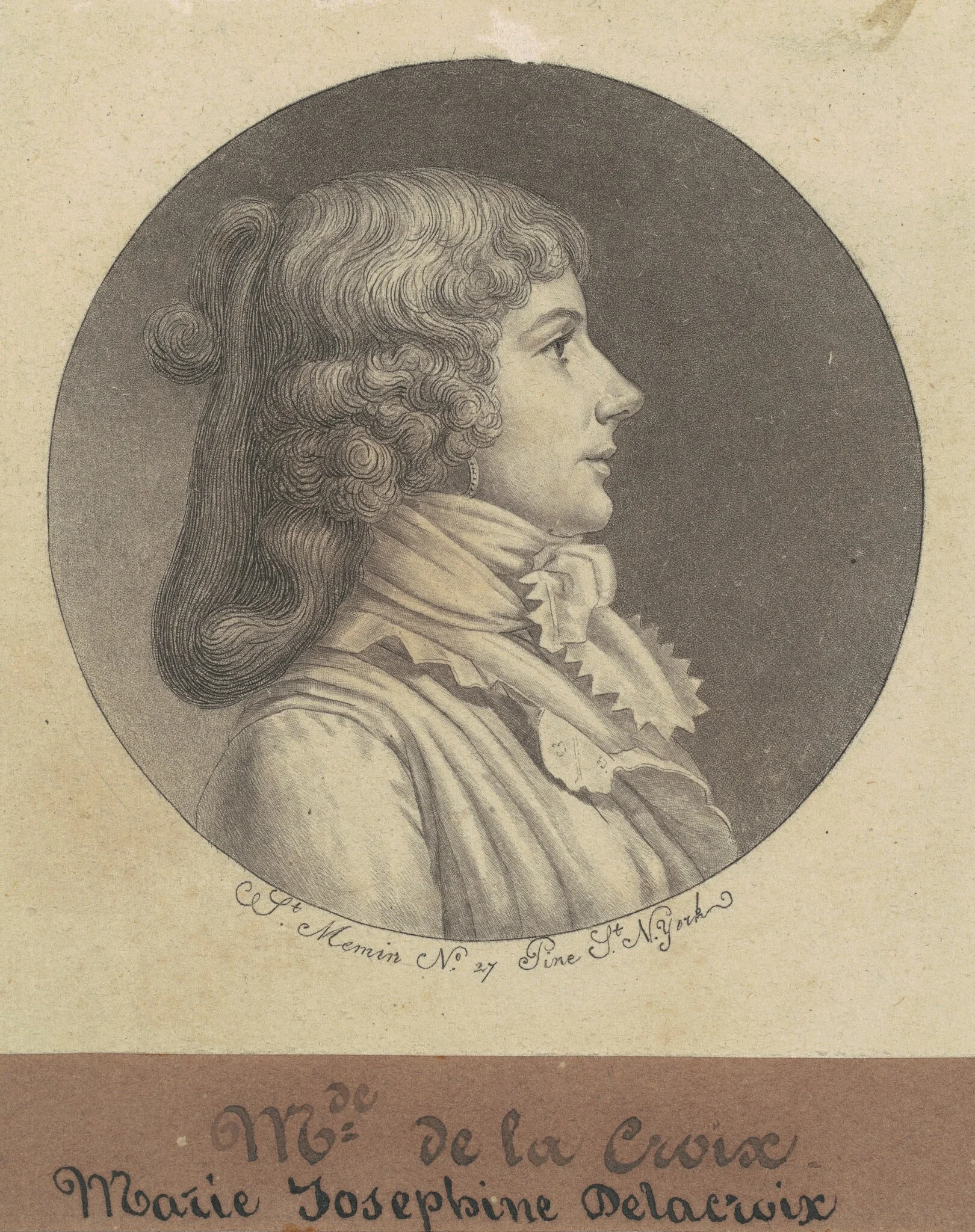 Marie Josephine Delacroix, detail