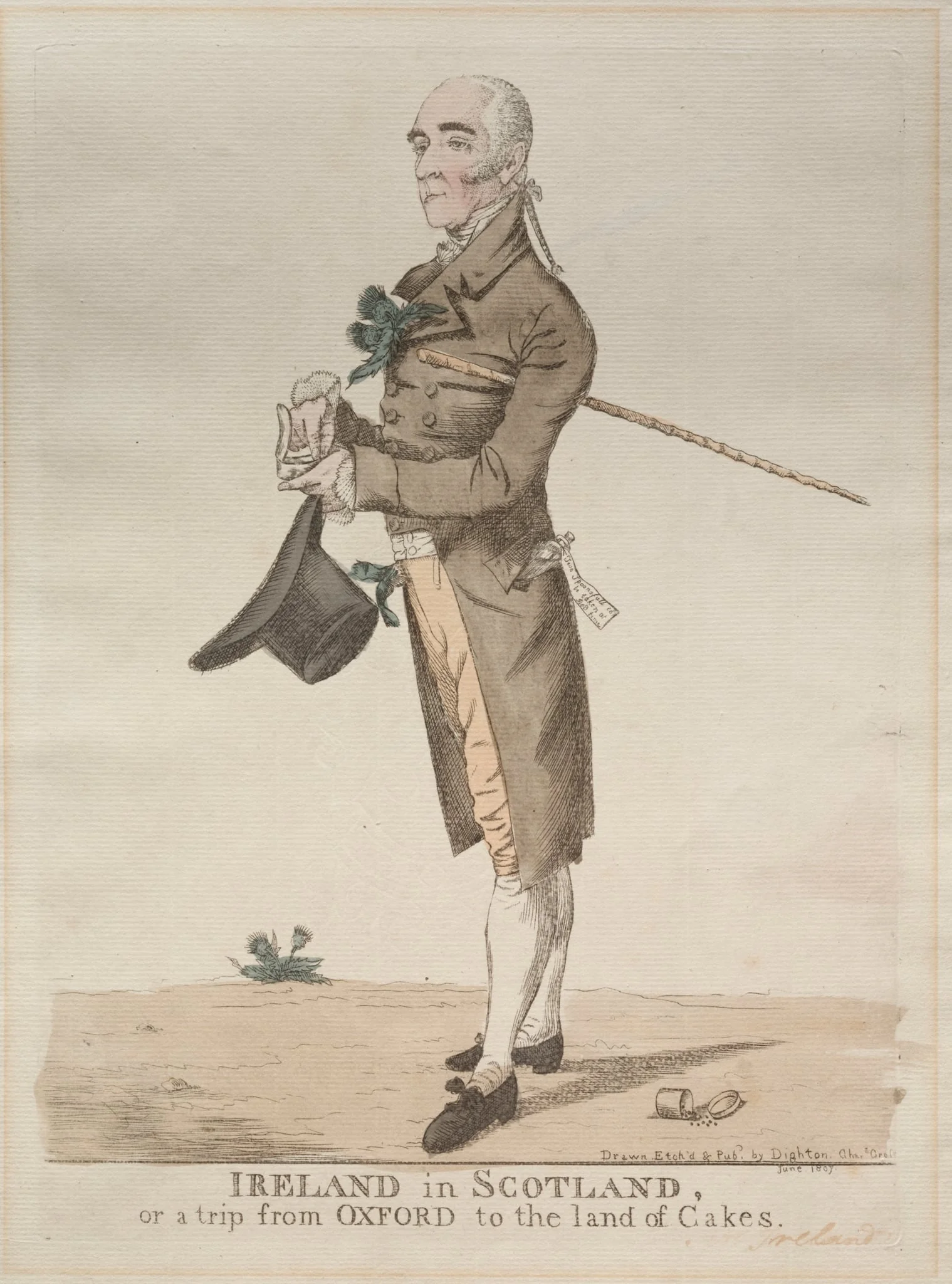 Ireland in Scotland, or a Trip from Oxford to the Land of Cakes, detail