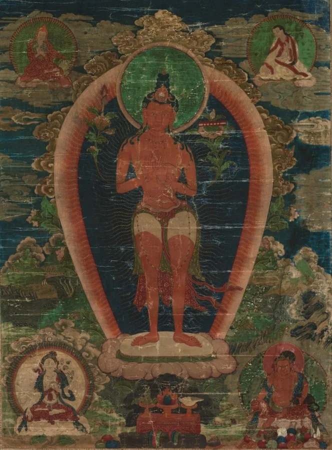 Bodhisattva Padmapani, detail