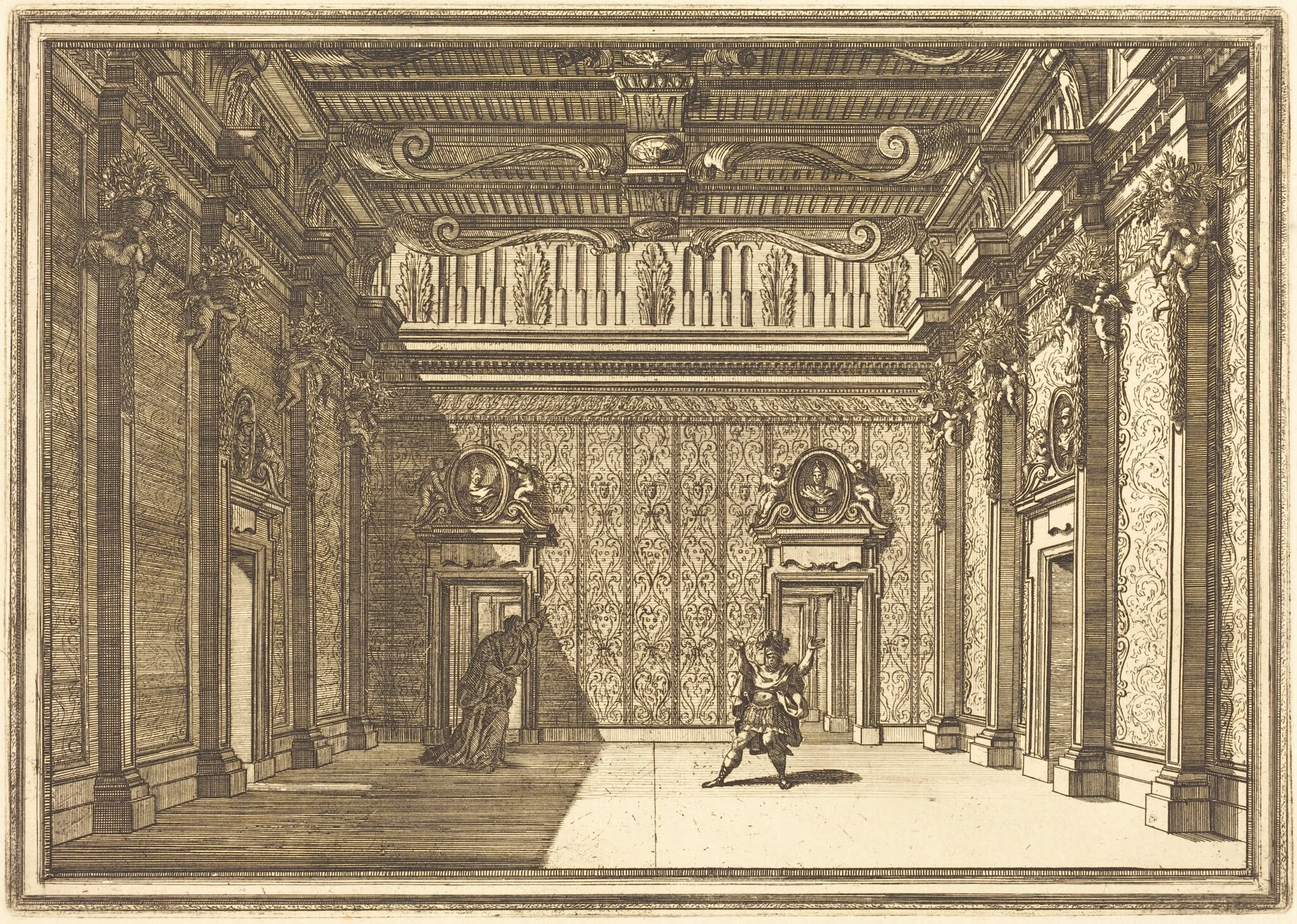 Il Greco in Troia: Plate 6, detail