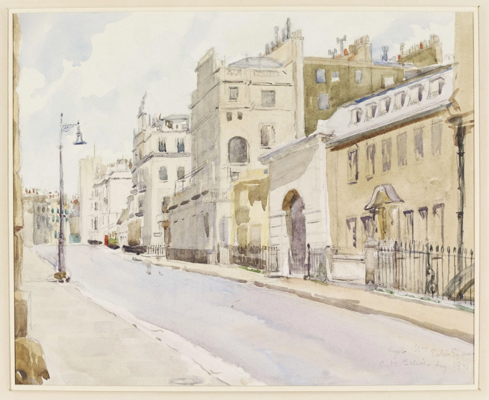 Lyall Street, Eaton Square, detail
