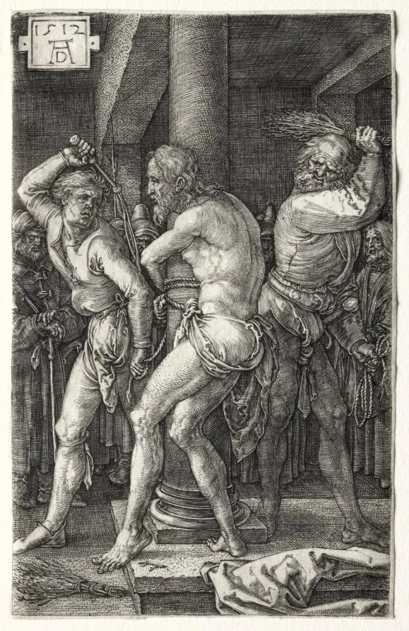 The Flagellation, detail
