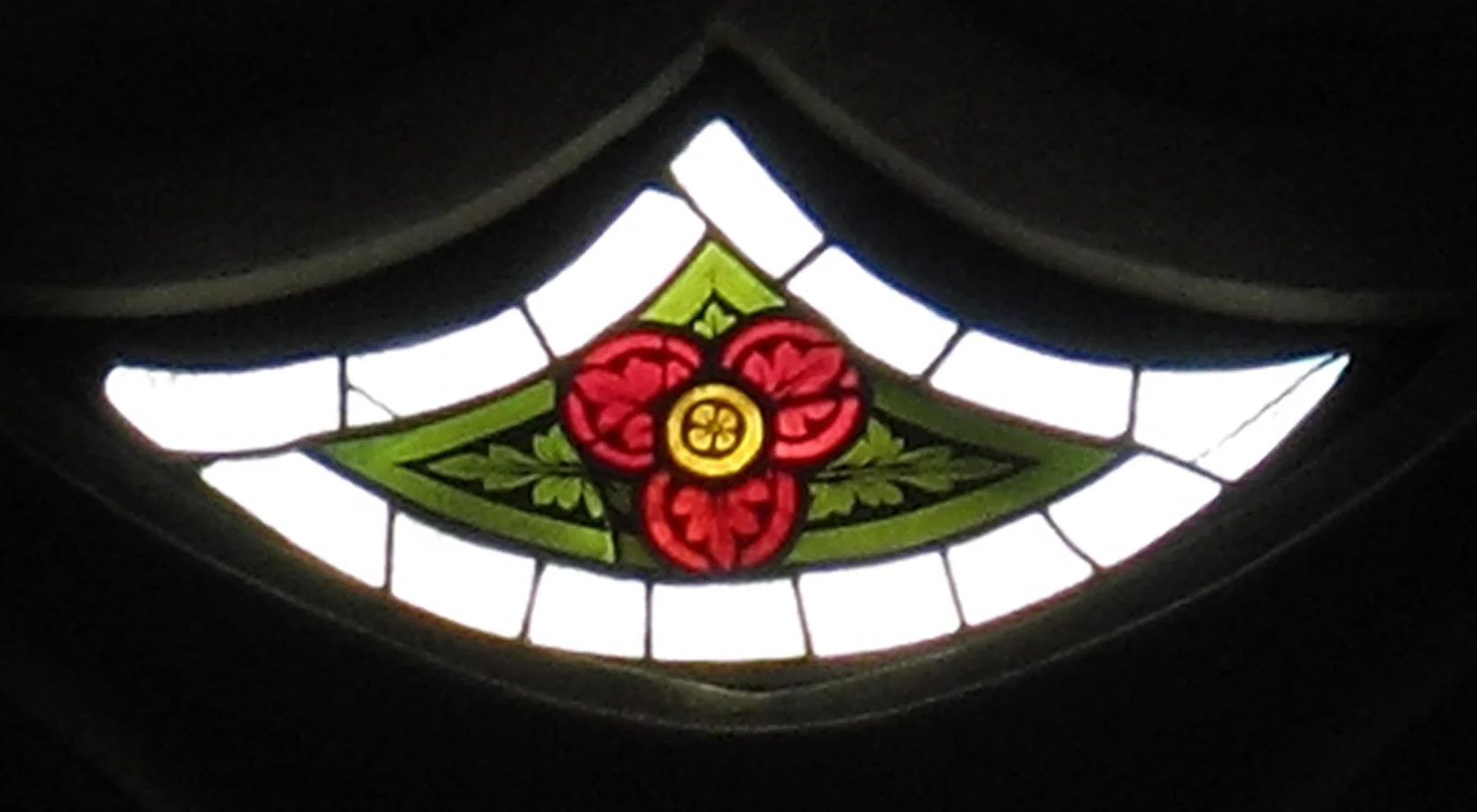 Triangular-shaped Tracery Light, detail