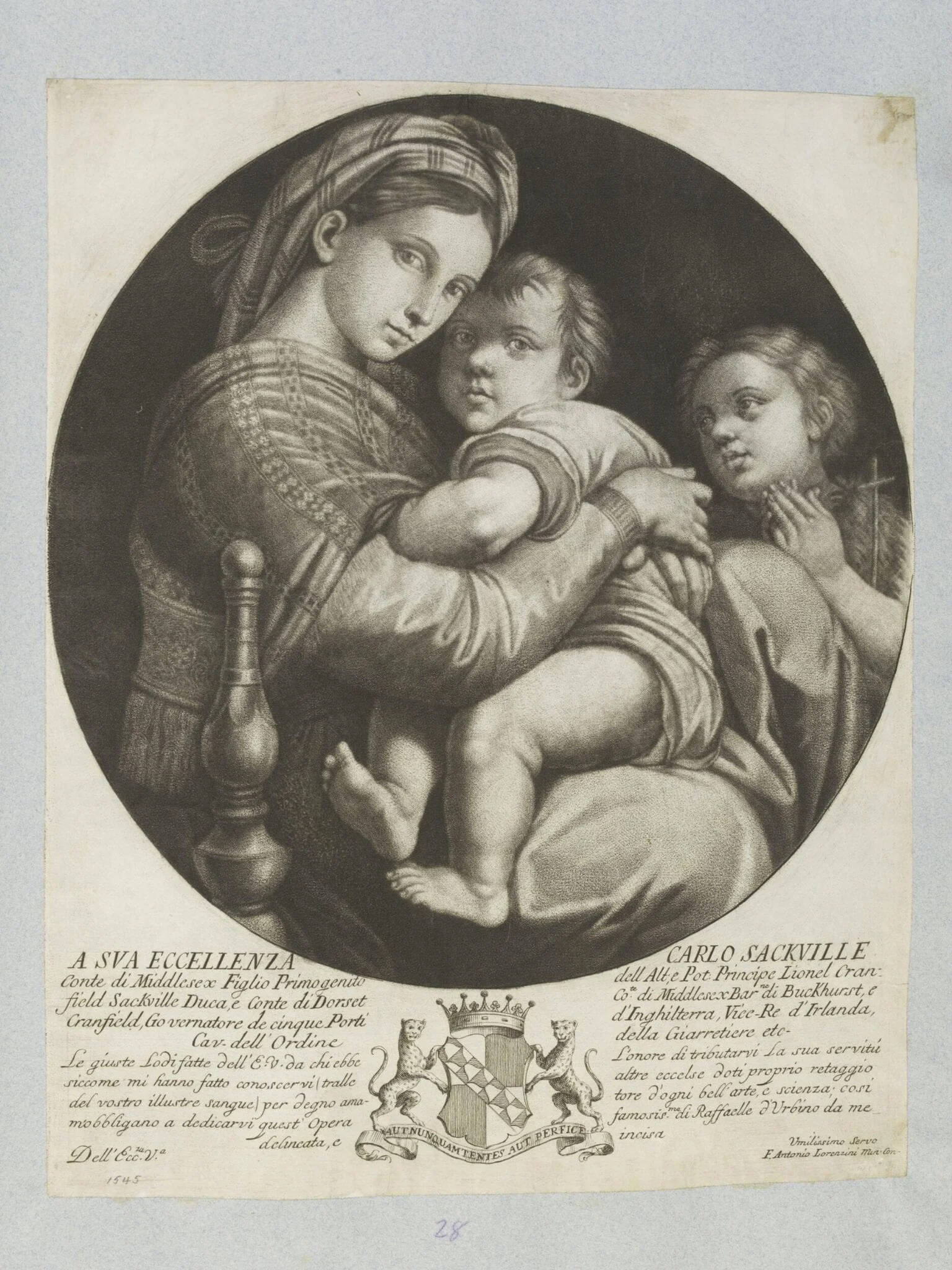 La Madonna della Seggiola, detail