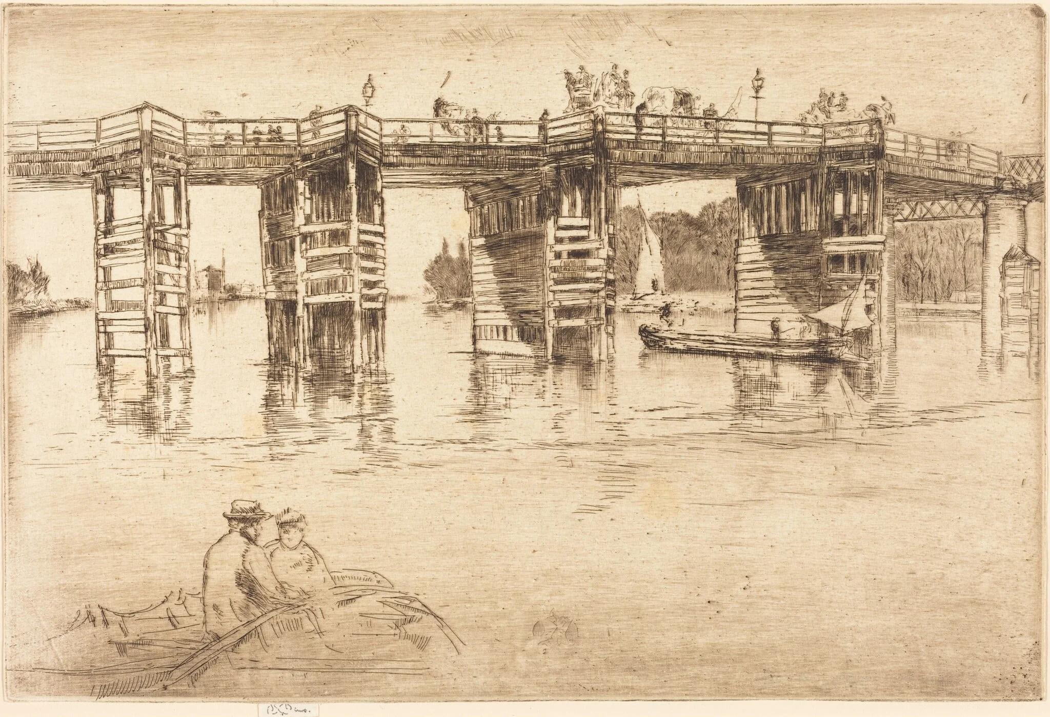 Old Putney Bridge, detail
