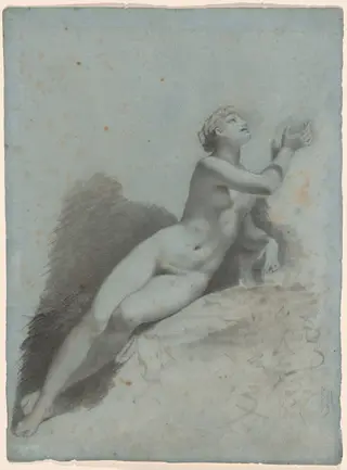 Venus, by Pierre Paul Prud'hon, chalk, 1811