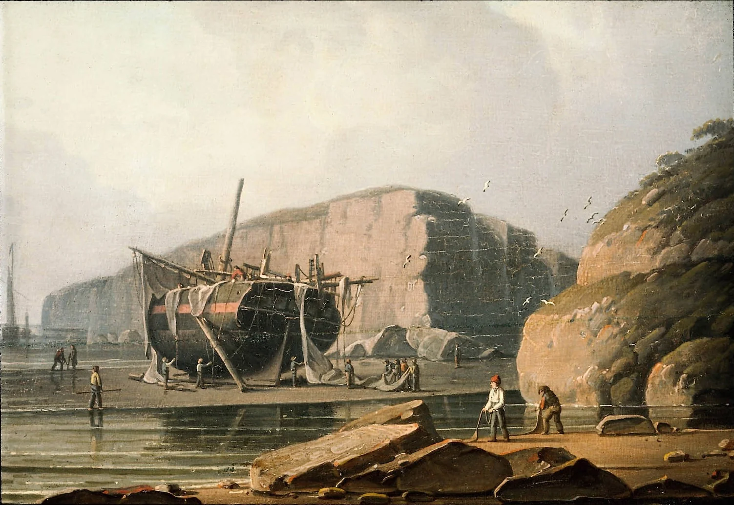 Ship Aground, detail