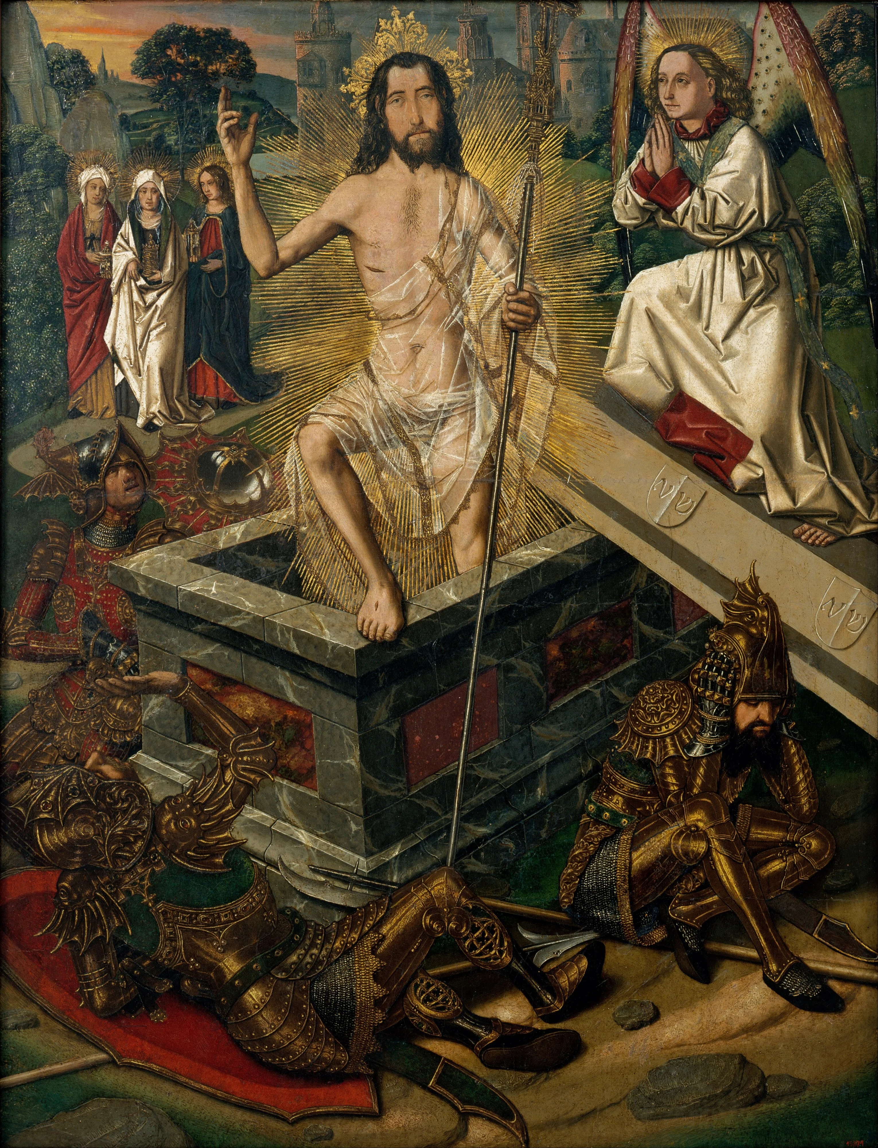 Resurrection of Christ, detail