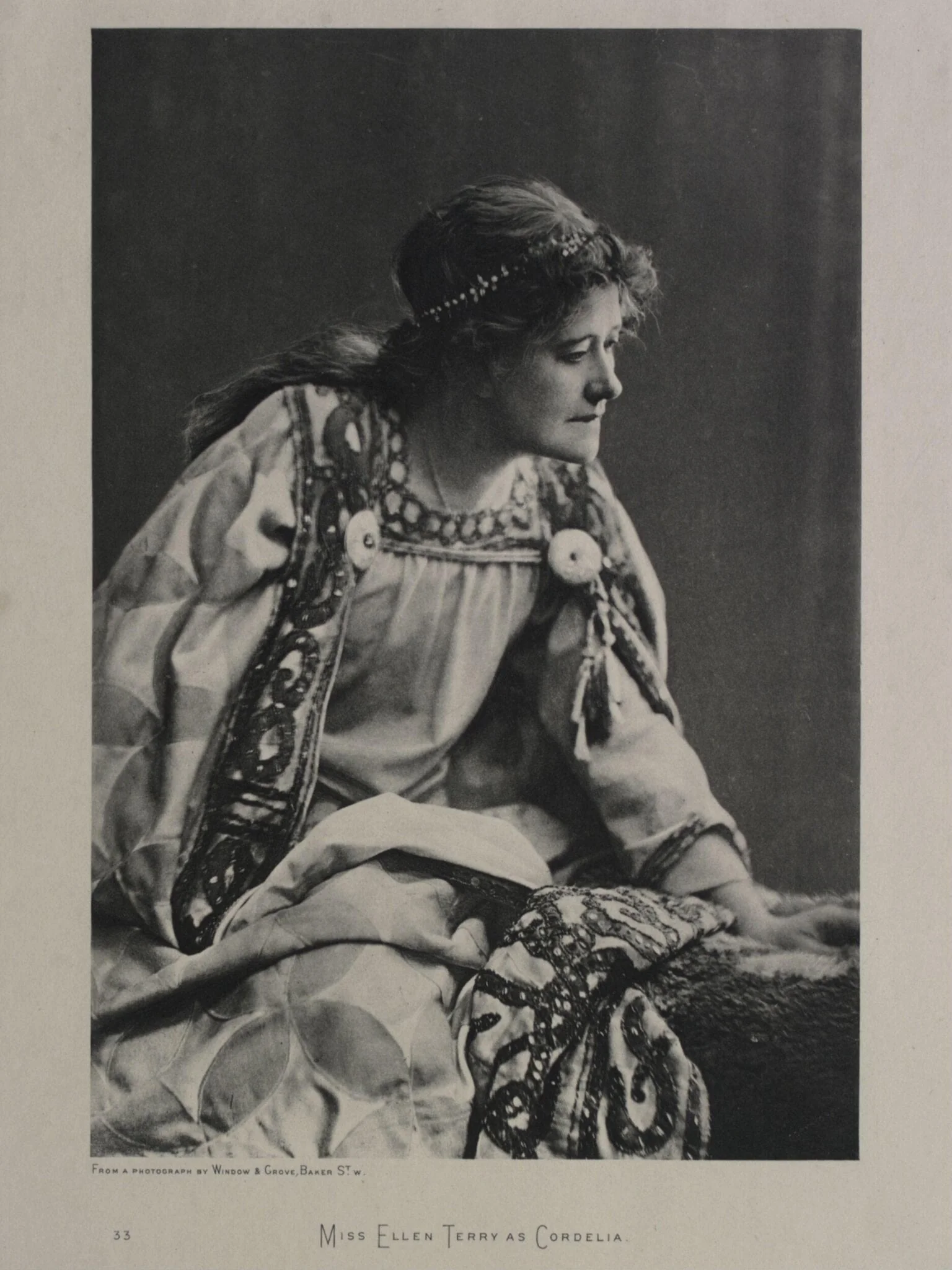 H Beard Print Collection, detail
