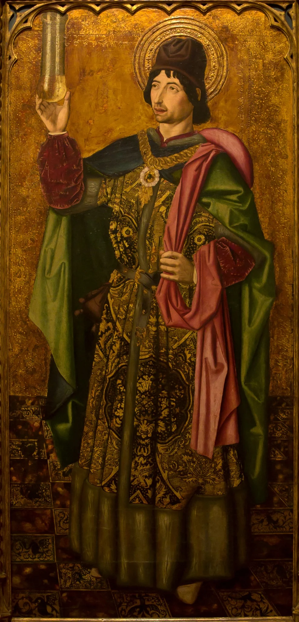 Saint Damian, detail