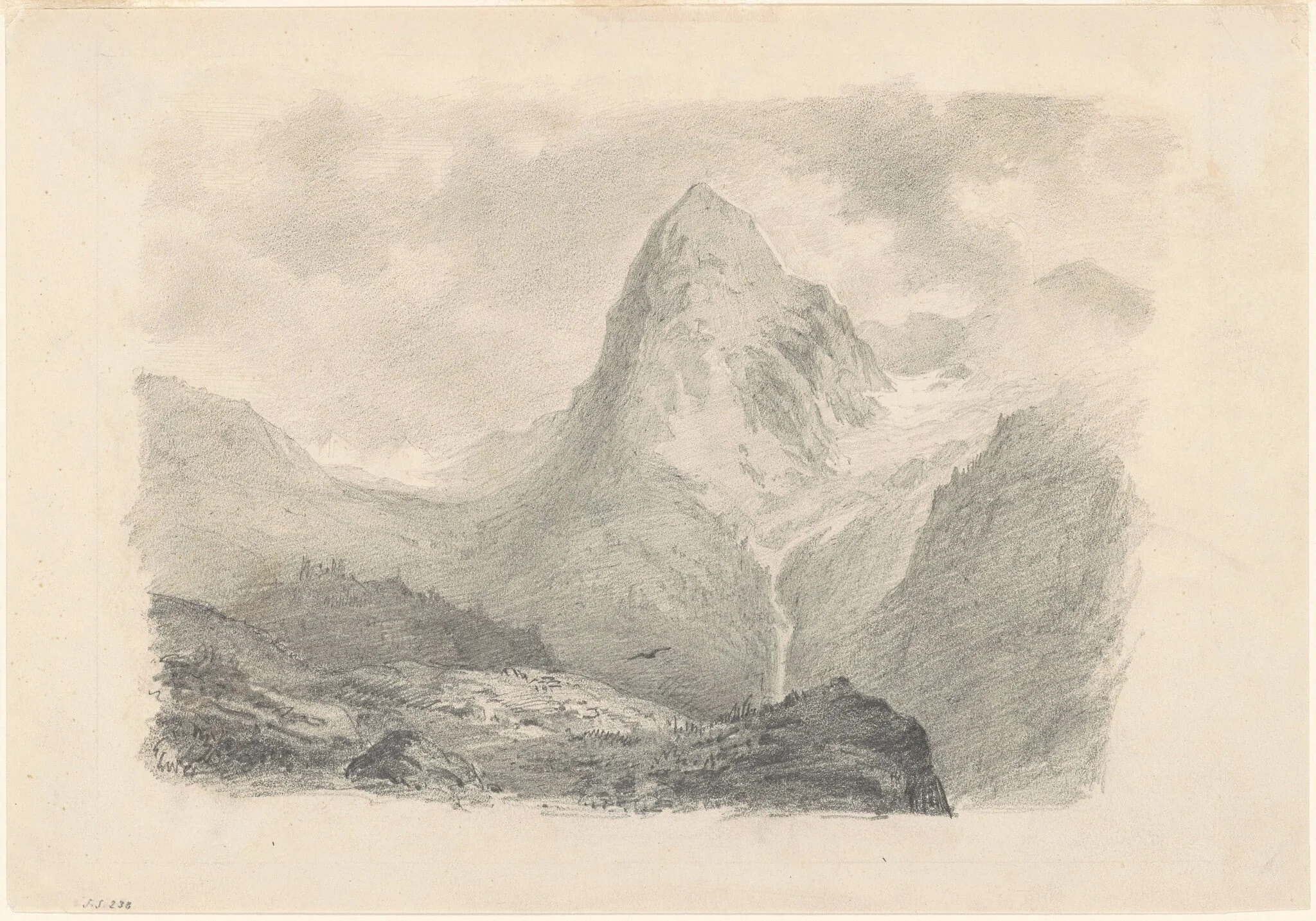 The Alps [recto], detail