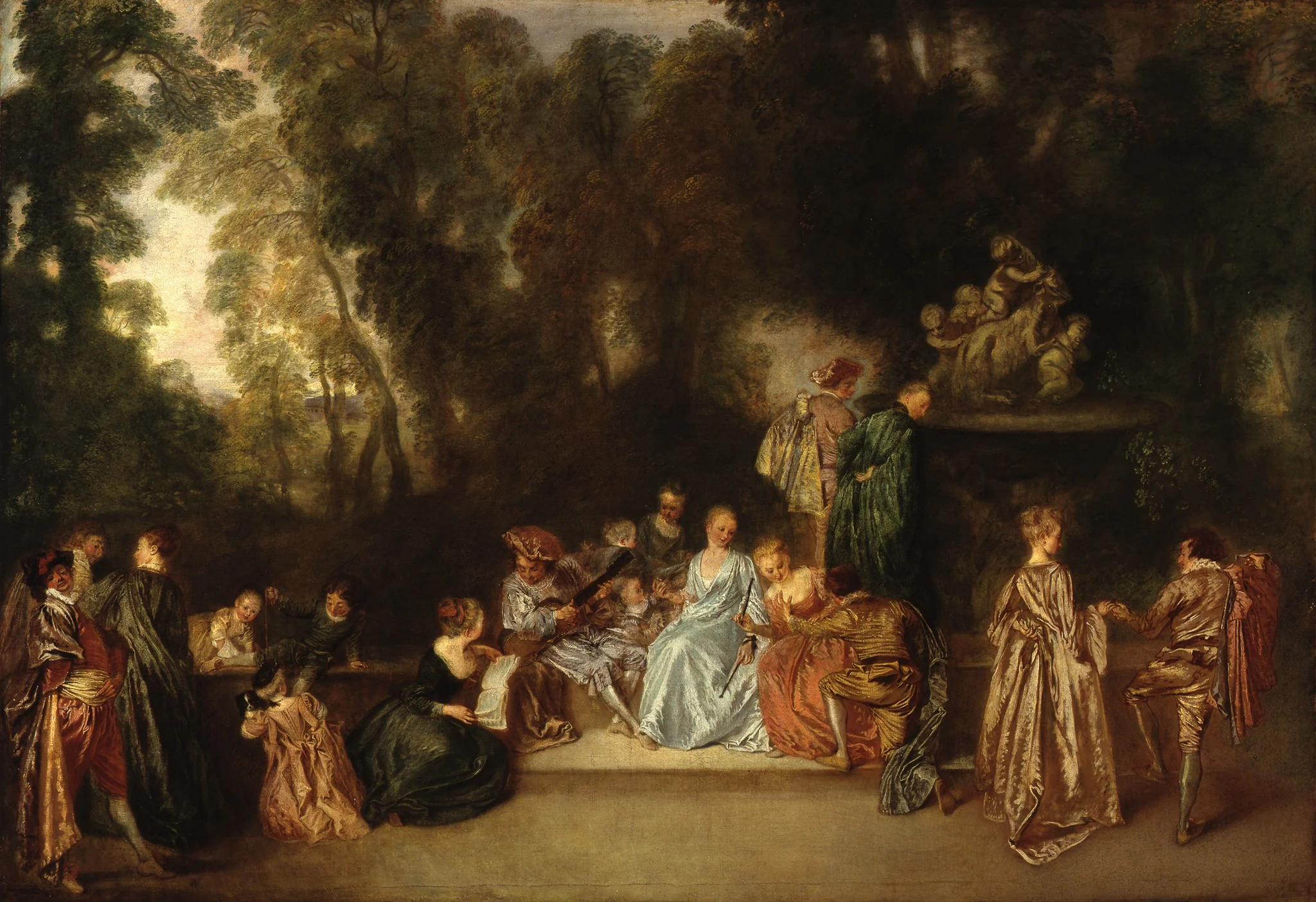 Party in the Open Air, detail
