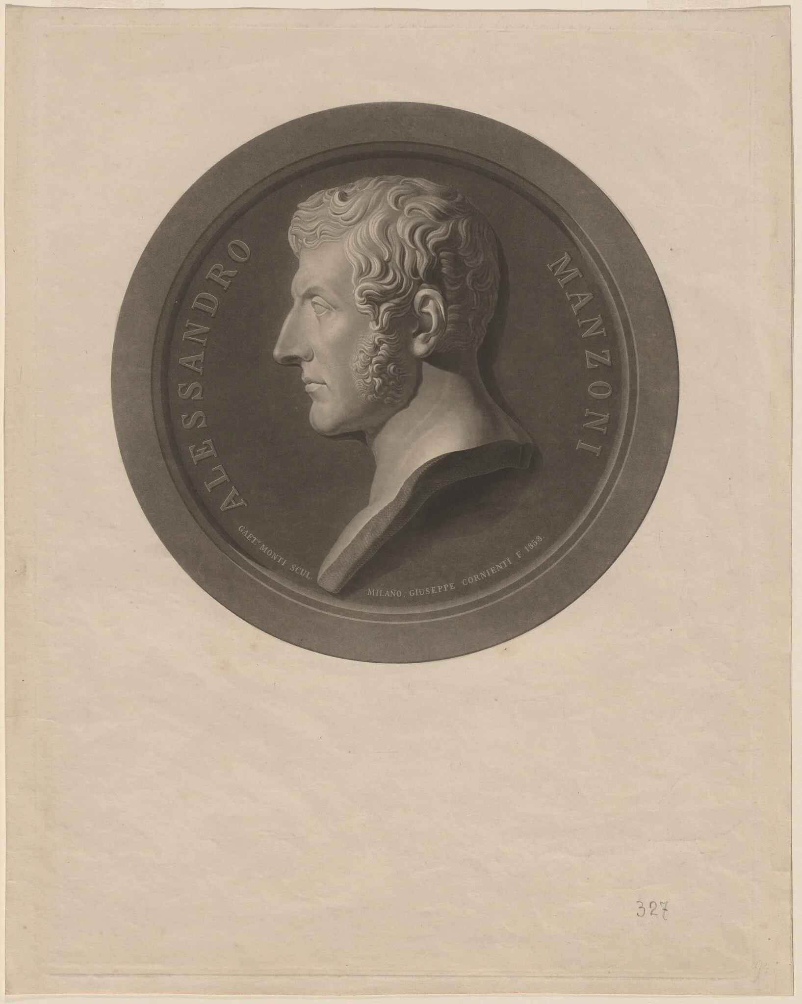 Alessandro Manzoni, detail