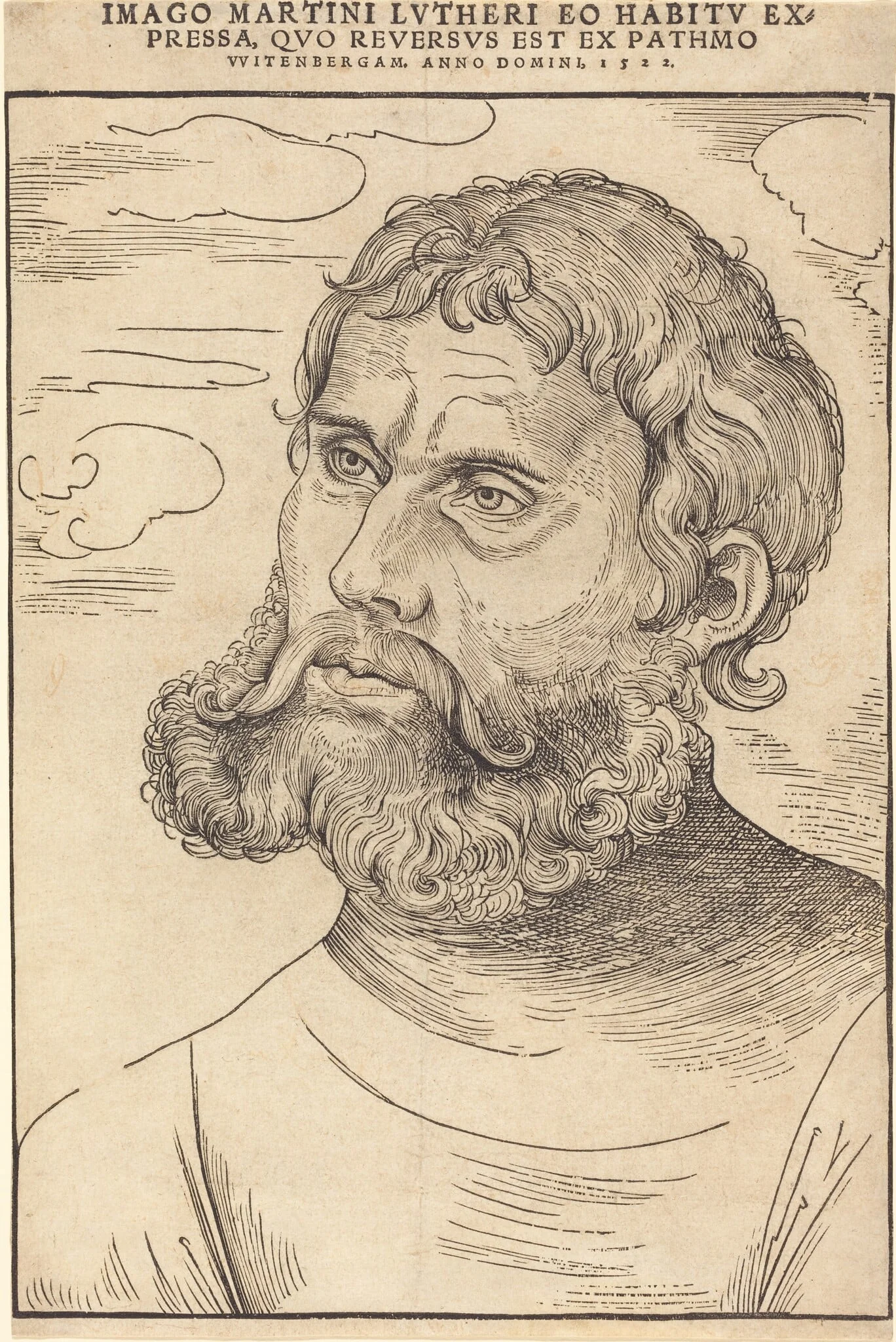 Luther as 'Junker Jorg', detail
