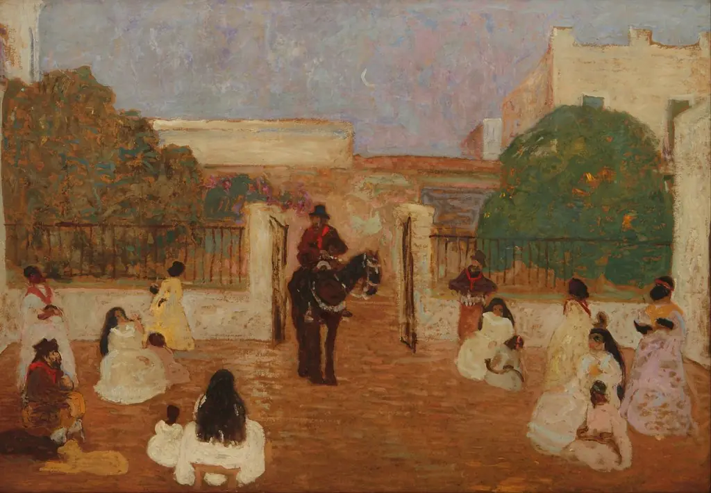 El gaucho Candioti, by Pedro Figari, unspecified, 1500