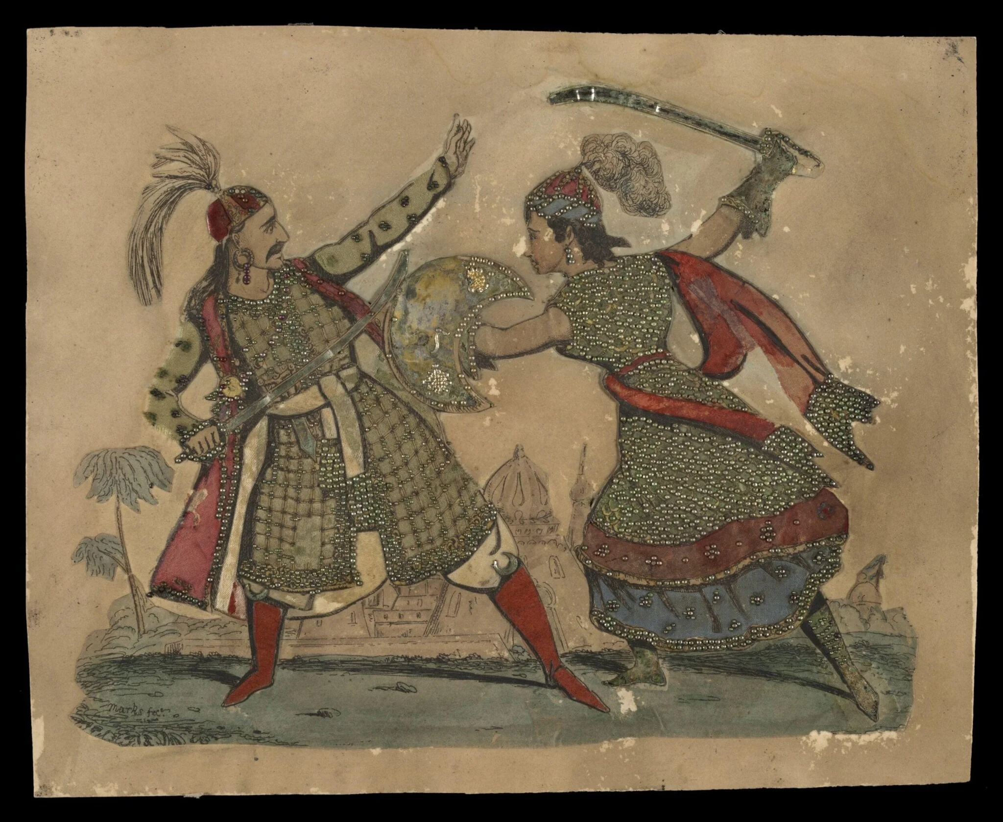 H Beard Print Collection, detail