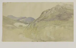 Near the Travellers Rest Inn, Dolgelly, by Samuel Palmer, watercolor, 1850