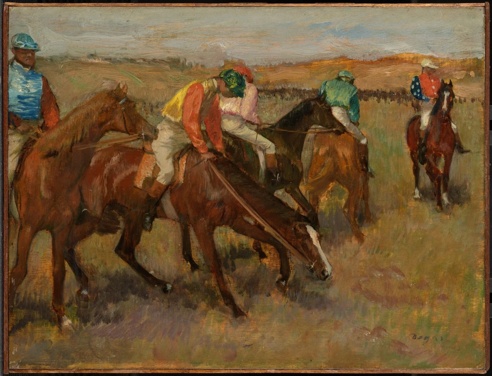 Before the Race, detail