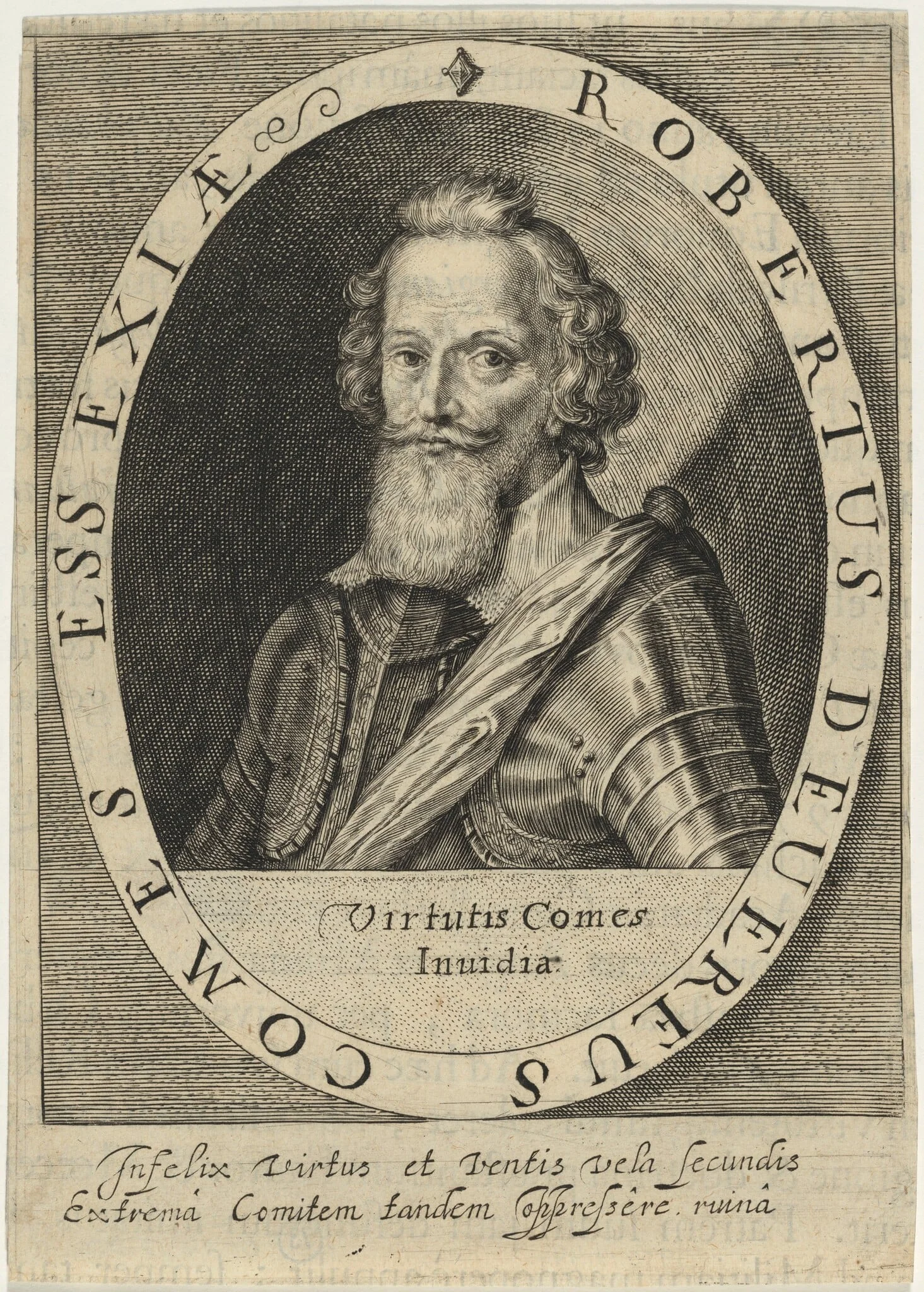 Robert Devereux, Second Earl of Essex, detail