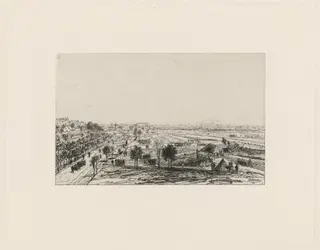 Bastion 49, by Maxime Lalanne, ink, 1871