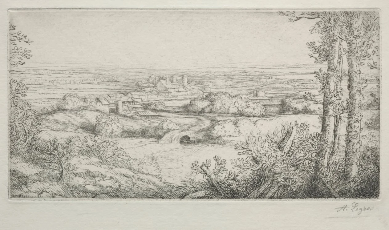 A Valley in Burgundy, detail