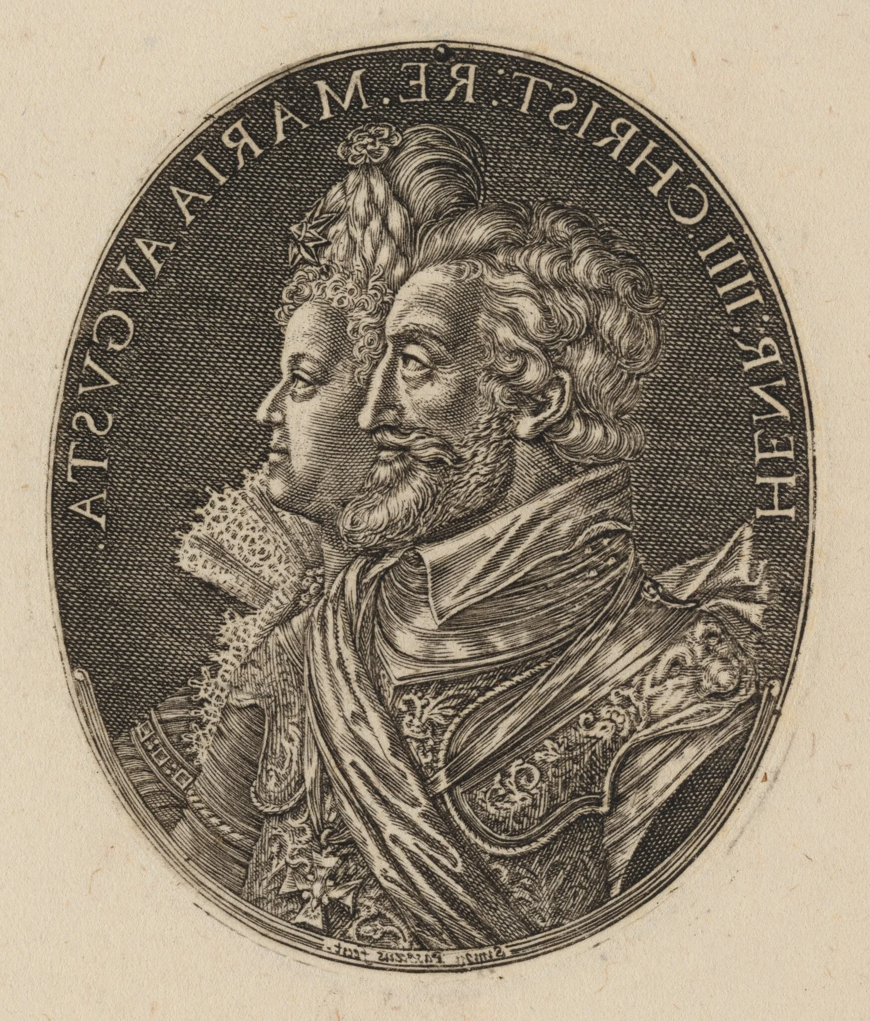 Henry IV and Maria de Medici [right half], detail