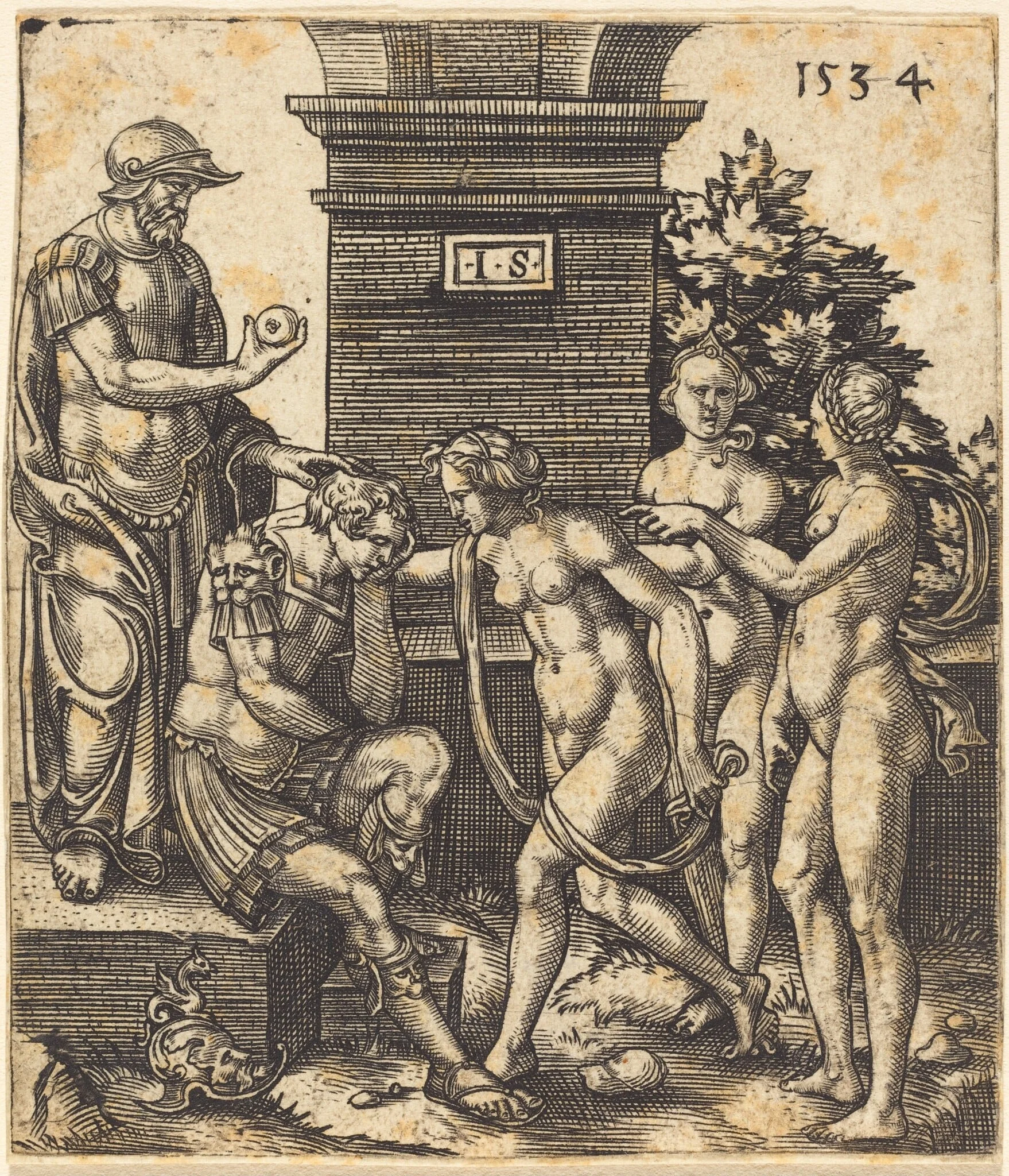 Judgment of Paris, detail
