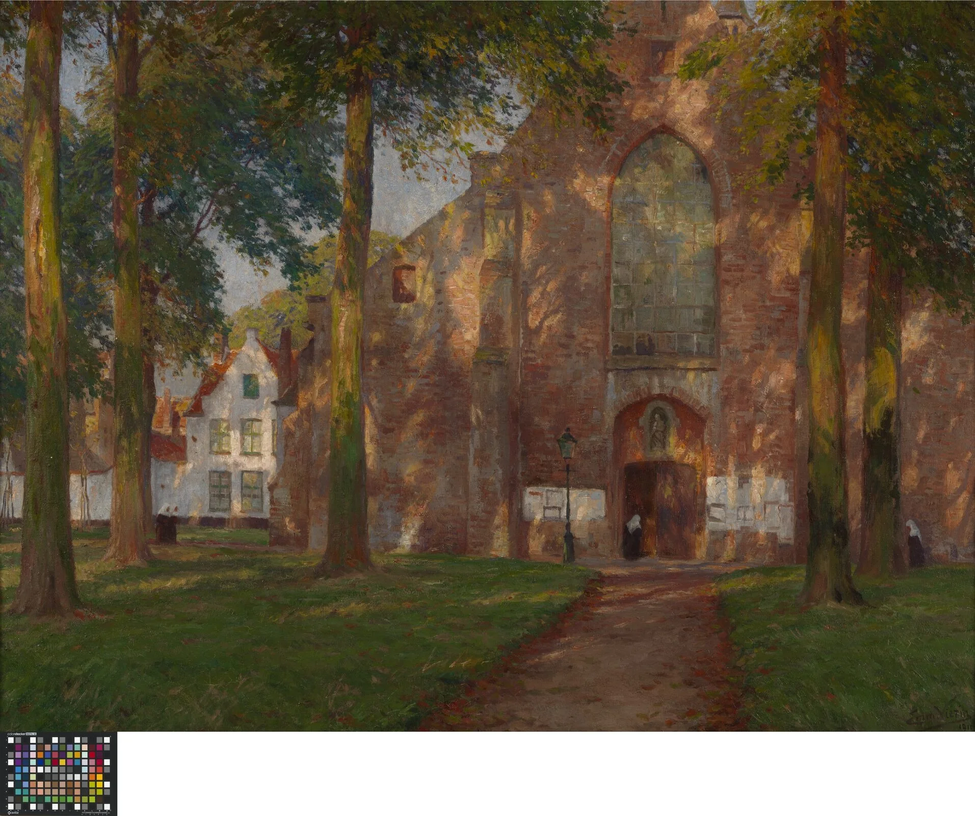 Het begijnhof in Brugge, detail