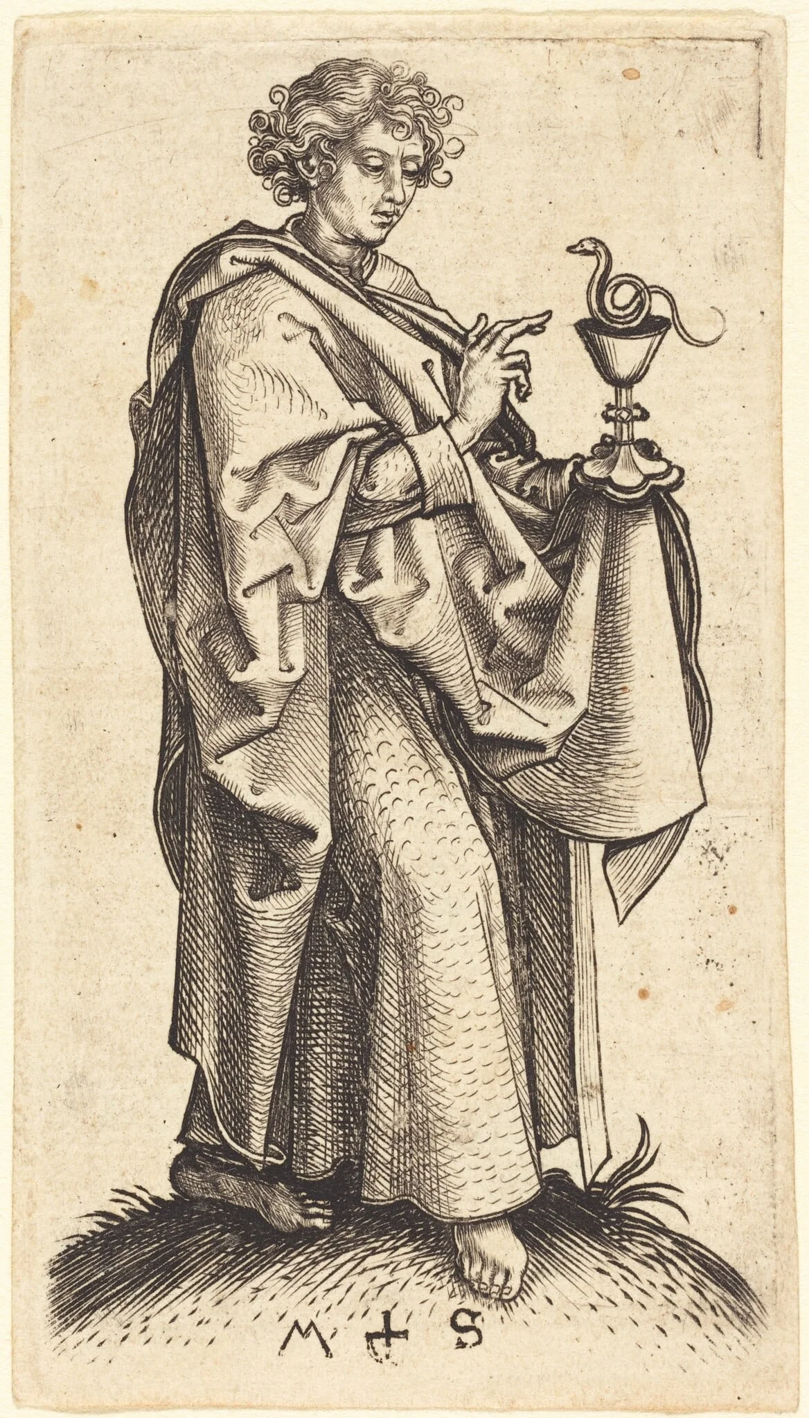 Saint John the Evangelist, detail