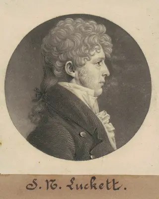 John Richards Triplett, by Charles B. J. Févret de Saint-Mémin, ink, 1808