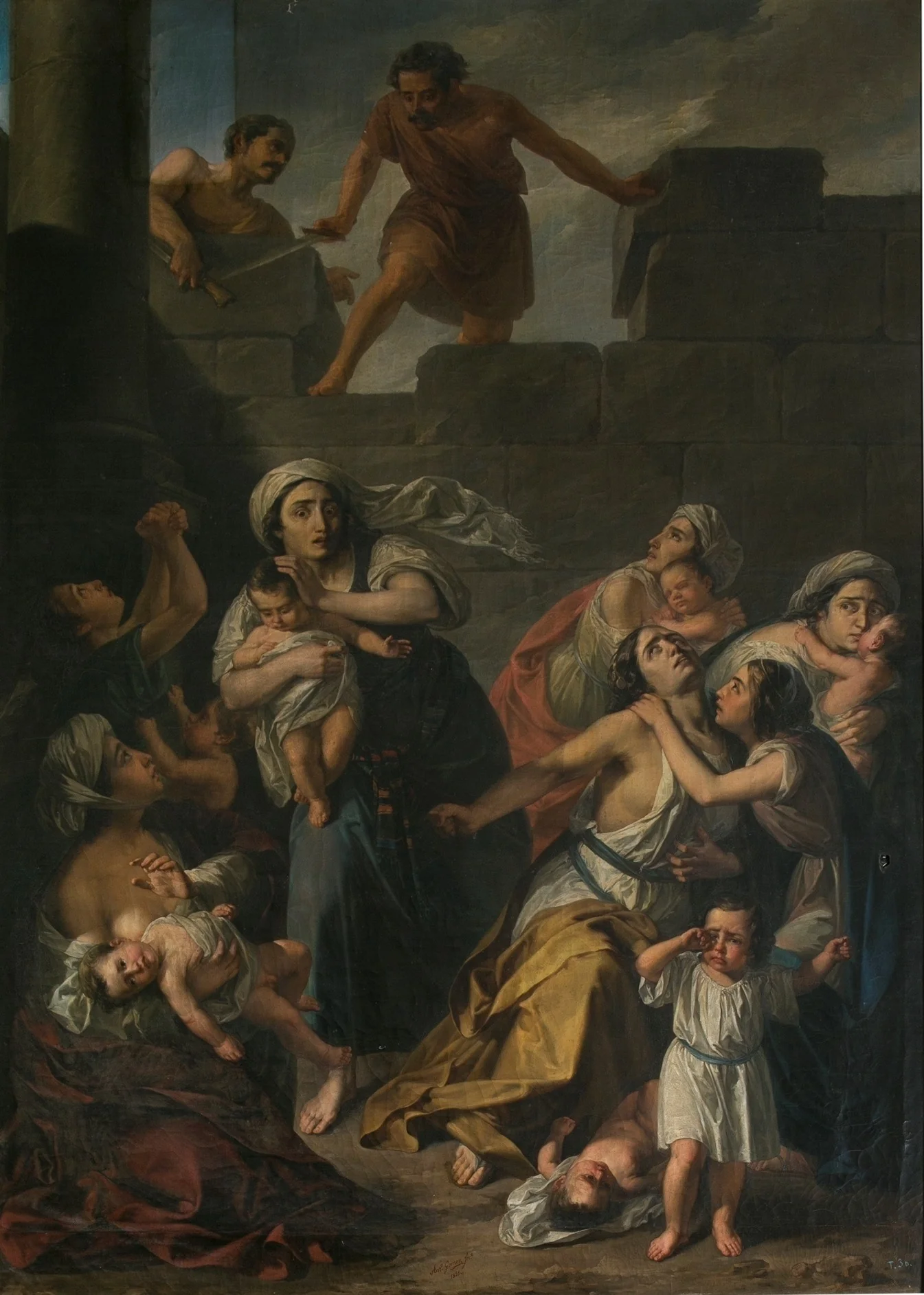 Episodio de la degollación de los inocentes, detail