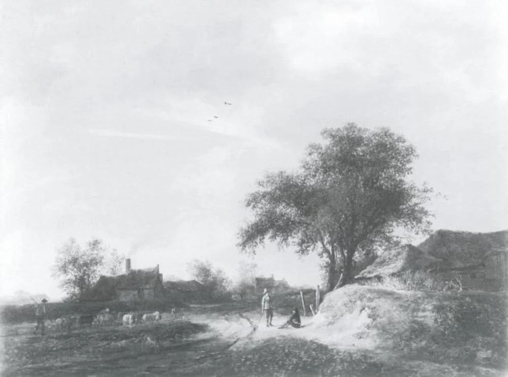 Landscape with a Farm, detail