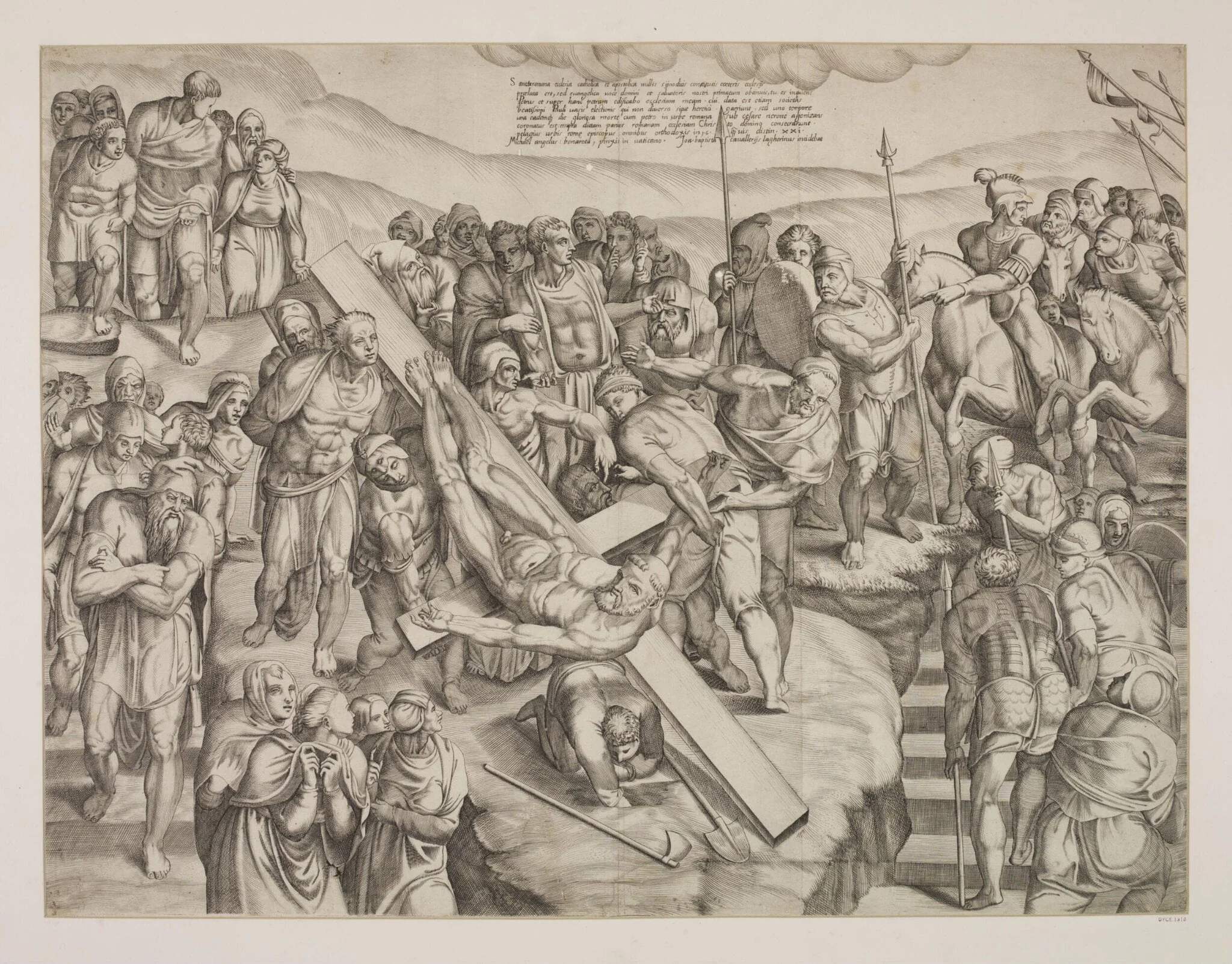 Martyrdom of St. Peter, detail