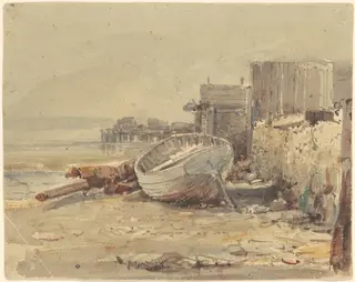 Beached Vessel, by George Loring Brown