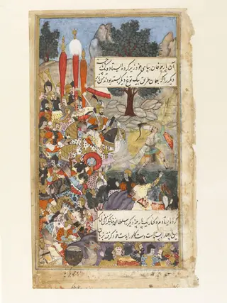 Untitled, by Devji Gujarati, paint, 1590