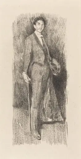 Count Robert de Montesquiou, by Beatrix Godwin Whistler