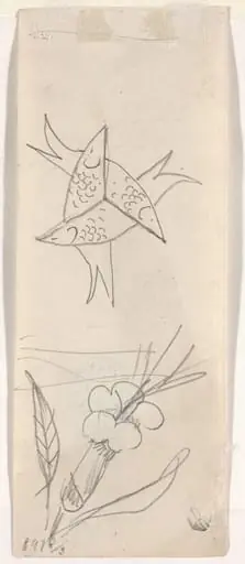 Sheet of Sketches [verso], by Beatrix Godwin Whistler