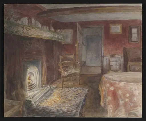 A winter evening, by Beatrix Potter