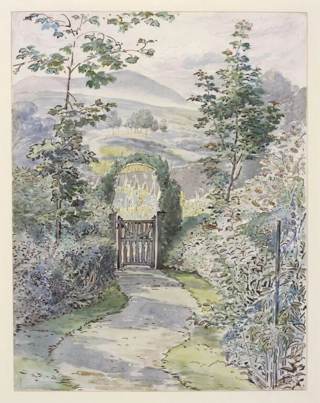 At Evening's Close, by Beatrix Potter, watercolor, 1902