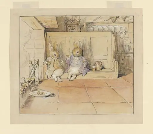 "Gentlemen came every day", by Beatrix Potter